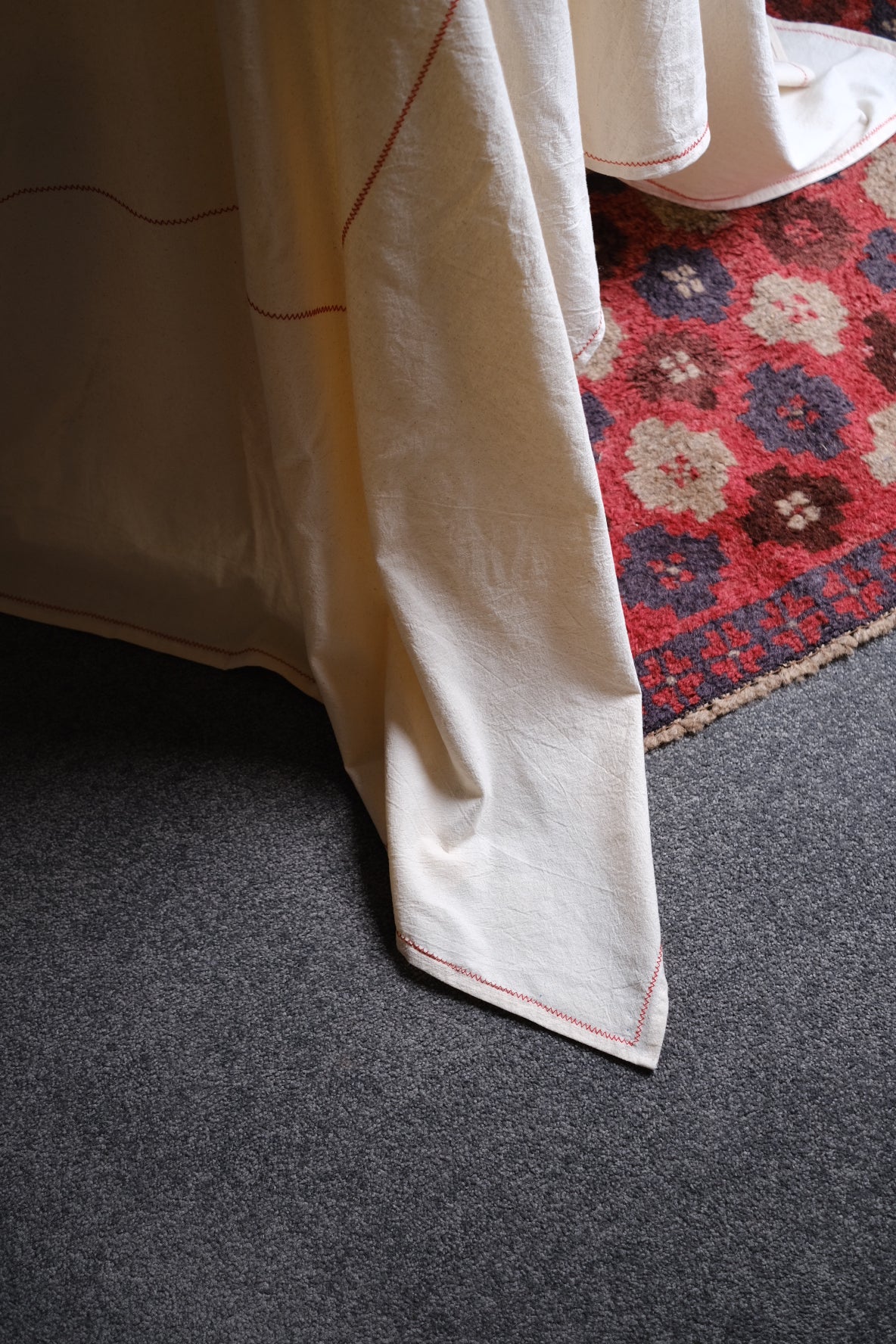 Cardinal Thread Tablecloth