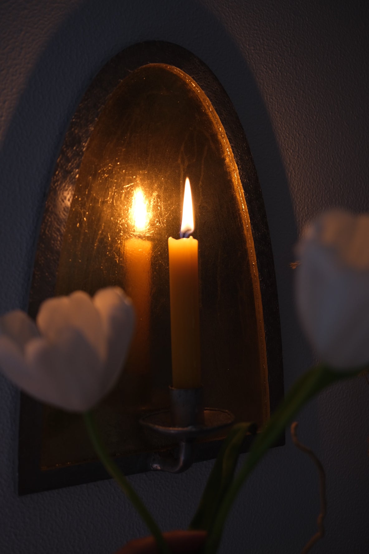 Two Candles Sconce